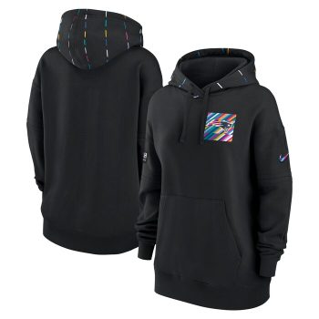 New England Patriots Women 2023 NFL Crucial Catch Club Pullover Hoodie - Black