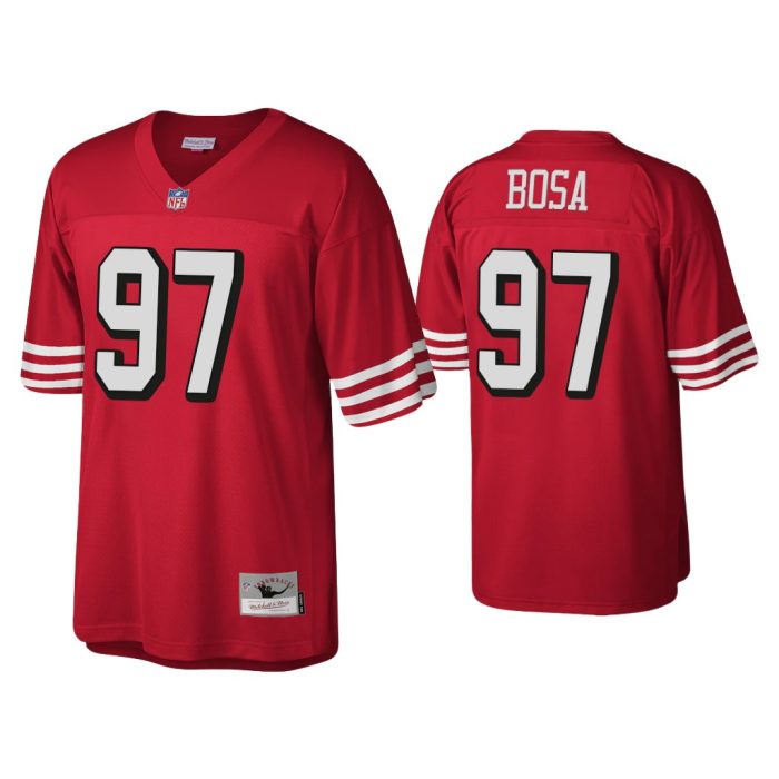 Nick Bosa San Francisco 49Ers Scarlet 1994 Throwback Legacy Replica Jersey