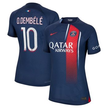 Ousmane Dembele Paris Saint-Germain Women 2023/24 Home Match Player Jersey - Navy