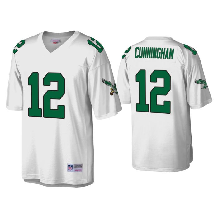 Randall Cunningham Philadelphia Eagles White Throwback Legacy Replica Jersey