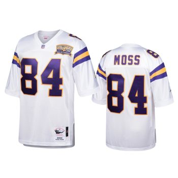Randy Moss Minnesota Vikings White 2000 Throwback Jersey