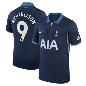 Richarlison Tottenham Hotspur 2023/24 Away Stadium Replica Player Jersey - Navy