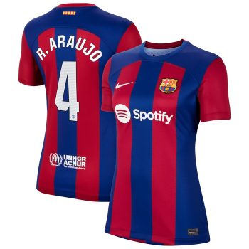 Ronald Araujo Barcelona Women's 2023/24 Home Replica Jersey - Royal