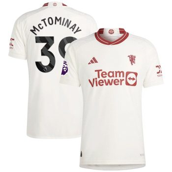 Scott McTominay Manchester United 2023/24 Third Player Jersey - White