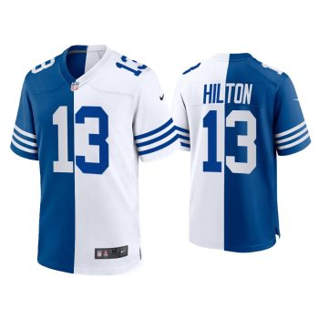 T.Y. Hilton Indianapolis Colts Royal White 2021 Throwback Split Jersey