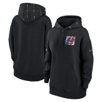 Tampa Bay Buccaneers Women 2023 NFL Crucial Catch Club Pullover Hoodie - Black