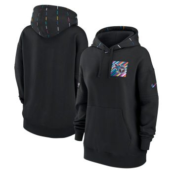 Tennessee Titans Women 2023 NFL Crucial Catch Club Pullover Hoodie - Black