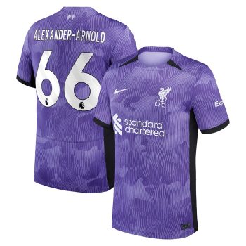 Trent Alexander-Arnold Liverpool 2023/24 Third Stadium Replica Player Jersey - Purple