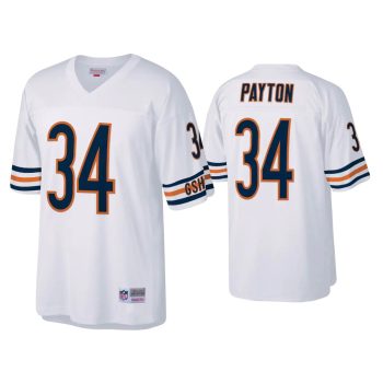 Walter Payton Chicago Bears White Throwback Retired Player Jersey