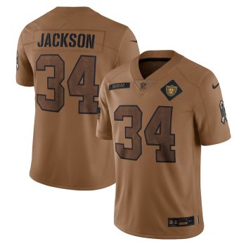 Bo Jackson Las Vegas Raiders 2023 Salute To Service Retired Player Limited Jersey - Brown