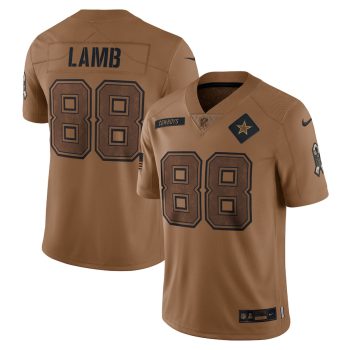 CeeDee Lamb Dallas Cowboys 2023 Salute To Service Limited Jersey - Brown