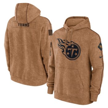 Tennessee Titans 2023 Salute To Service Club Pullover Hoodie - Brown