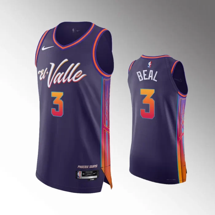 Bradley Beal #3 Phoenix Suns 2023-24 City Edition Jersey - Purple