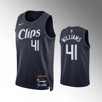 Bryson Williams #41 Swingman Los Angeles Clippers 2023-24 City Edition Jersey - Navy