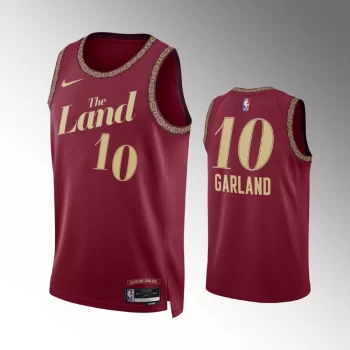 Darius Garland #10 Swingman Cleveland Cavaliers 2023-24 City Edition Jersey - Red