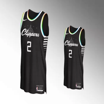 Kawhi Leonard #2 Concept Series Los Angeles Clippers 2023-24 City Edition Jersey - Black