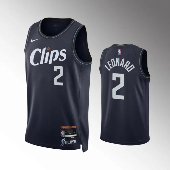 Kawhi Leonard #2 Swingman Los Angeles Clippers 2023-24 City Edition Jersey - Navy