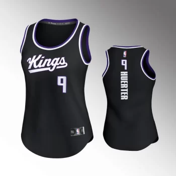 Kevin Huerter #9 Sacramento Kings 2023-24 Icon Edition Black Fastbreak Replica Jersey