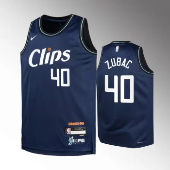 Los Angeles Clippers #40 Ivica Zubac 2023-24 City Edition Swingman Navy Jersey