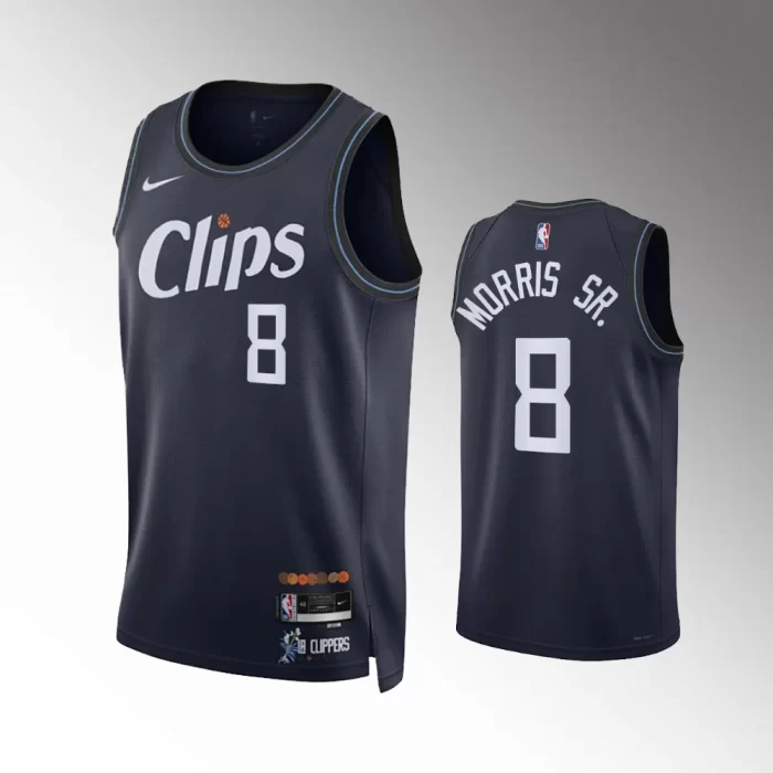 Marcus Morris Sr. #8 Swingman Los Angeles Clippers 2023-24 City Edition Jersey - Navy