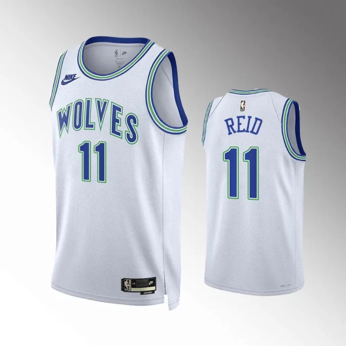 Naz Reid #11 35th Anniversary Minnesota Timberwolves 2023-24 Classic Edition Jersey - White