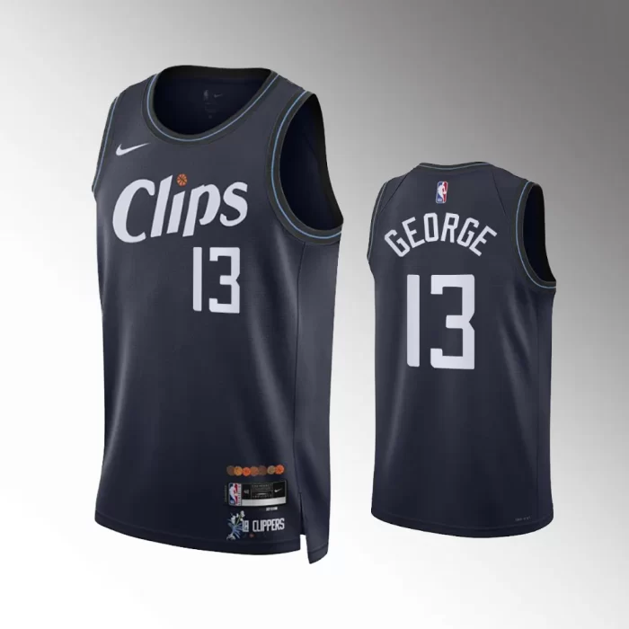 Paul George #13 Swingman Los Angeles Clippers 2023-24 City Edition Jersey - Navy