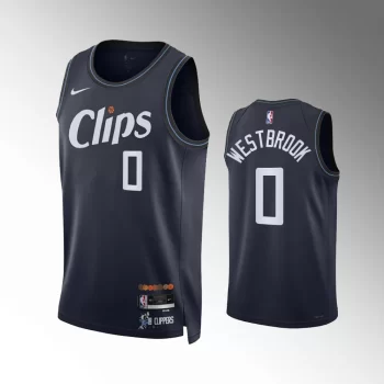 Russell Westbrook #0 Swingman Los Angeles Clippers 2023-24 City Edition Jersey - Navy