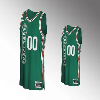Scoot Henderson #00 Concept Series Portland Trail Blazers 2023-24 City Edition Jersey - Green