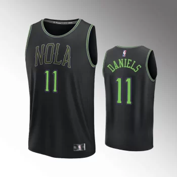 Unisex #11 Dyson Daniels New Orleans Pelicans Fast Break 2023-24 City Edition Black Jersey