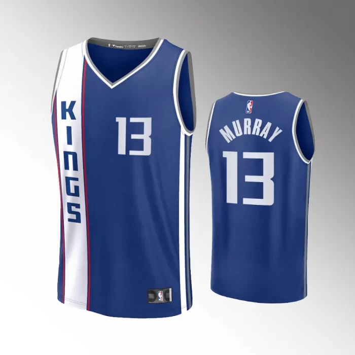 Unisex #13 Keegan Murray Sacramento Kings Fast Break 2023-24 City Edition Blue Jersey