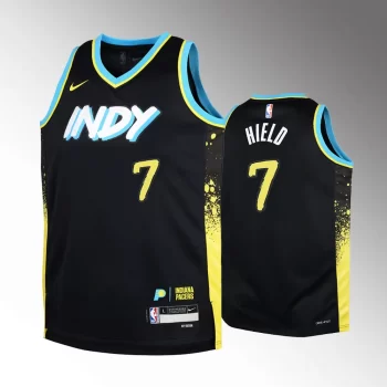 Youth Indiana Pacers #7 Buddy Hield 2023-24 City Edition Swingman Black Jersey