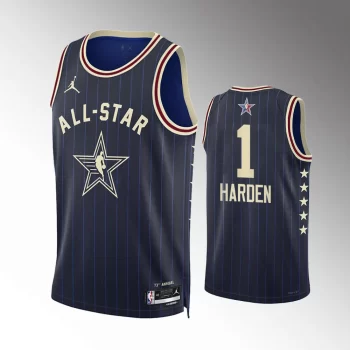Los Angeles Clippers 2024 NBA All-Star Game James Harden Blue Jersey