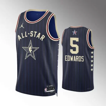 Minnesota Timberwolves 2024 NBA All-Star Game Anthony Edwards Blue Jersey
