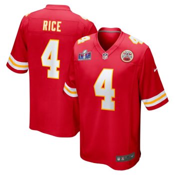 Rashee Rice Kansas City Chiefs Super Bowl LVIII Game Jersey - Red