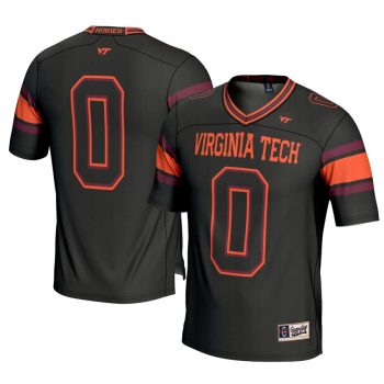 #0 Virginia Tech Hokies GameDay Greats Football Jersey - Black