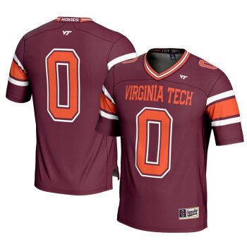 #0 Virginia Tech Hokies GameDay Greats Youth Football Jersey - Maroon