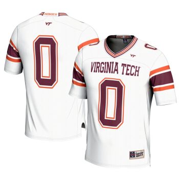 #0 Virginia Tech Hokies GameDay Greats Youth Football Jersey - White