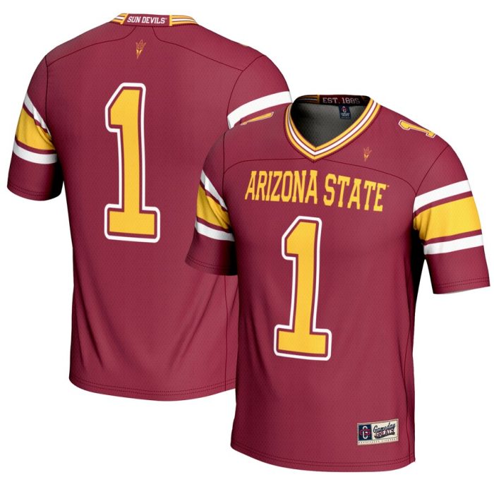 #1 Arizona State Sun Devils GameDay Greats Youth Football Jersey - Maroon