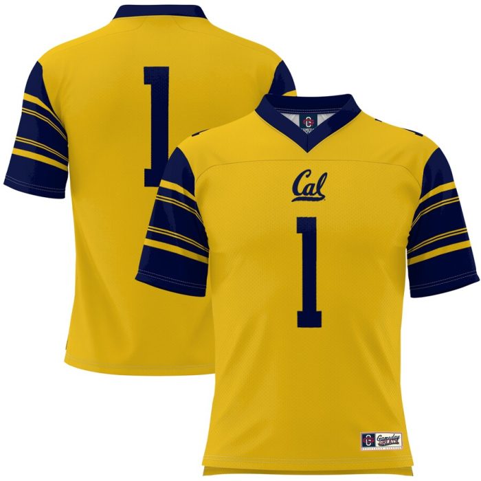 #1 Cal Bears GameDay Greats Football Jersey - Gold