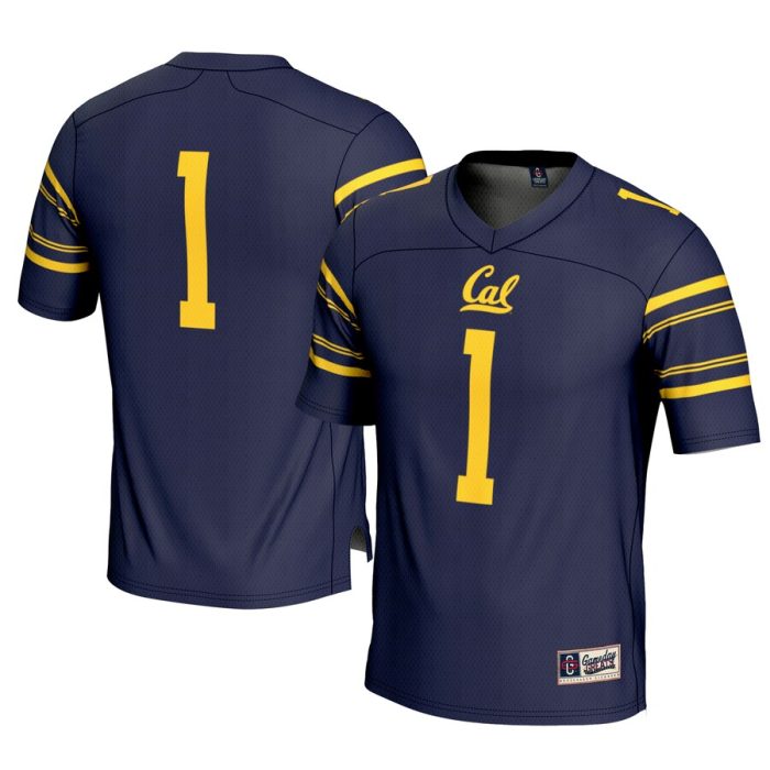 #1 Cal Bears GameDay Greats Football Jersey - Navy