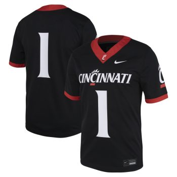#1 Cincinnati Bearcats Untouchable Football Jersey- Black