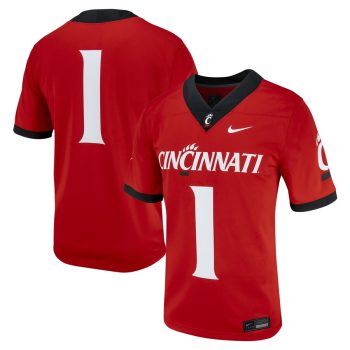 #1 Cincinnati Bearcats Untouchable Football Jersey- Red