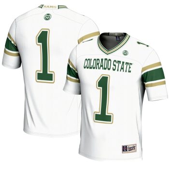 #1 Colorado State Rams GameDay Greats Endzone Football Jersey - White