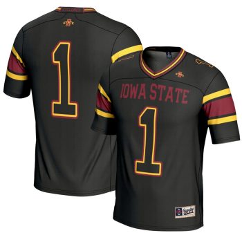 #1 Iowa State Cyclones GameDay Greats Endzone Football Jersey - Black