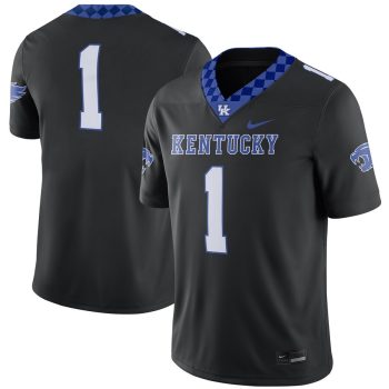 #1 Kentucky Wildcats Alternate Game Jersey- Black