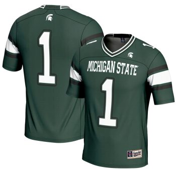 #1 Michigan State Spartans GameDay Greats Endzone Football Jersey - Green
