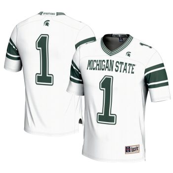 #1 Michigan State Spartans GameDay Greats Youth Football Jersey - White