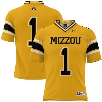 #1 Missouri Tigers GameDay Greats Football Jersey - Gold