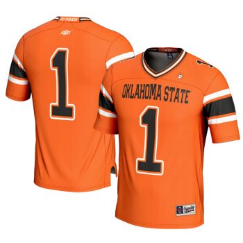 #1 Oklahoma State Cowboys GameDay Greats Football Jersey - Orange