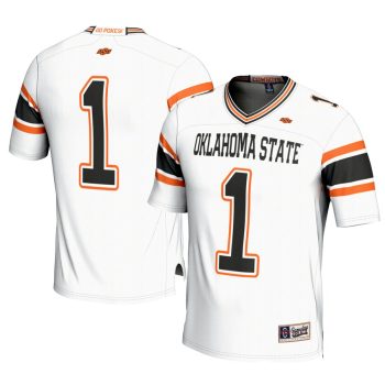 #1 Oklahoma State Cowboys GameDay Greats Youth Football Jersey - White